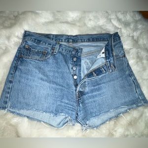Vintage Levi 501 jean shorts